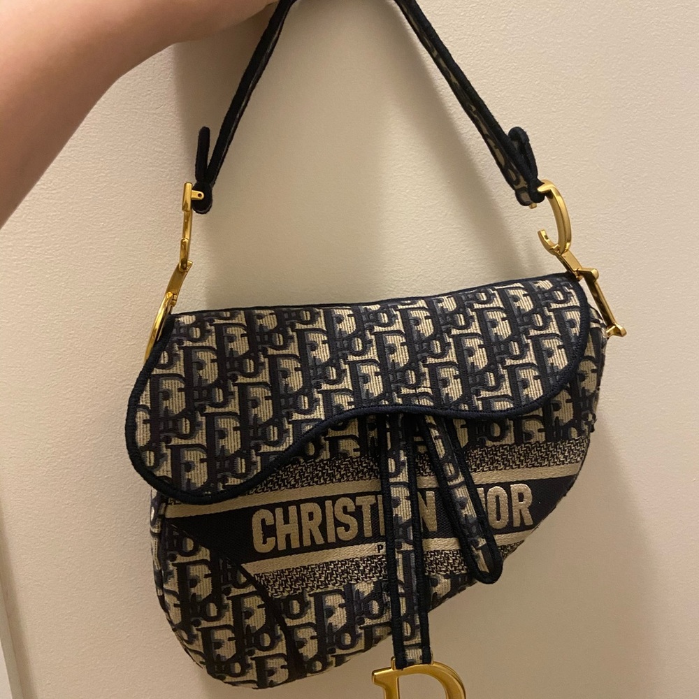 Inspired D*ior Saddle Bag